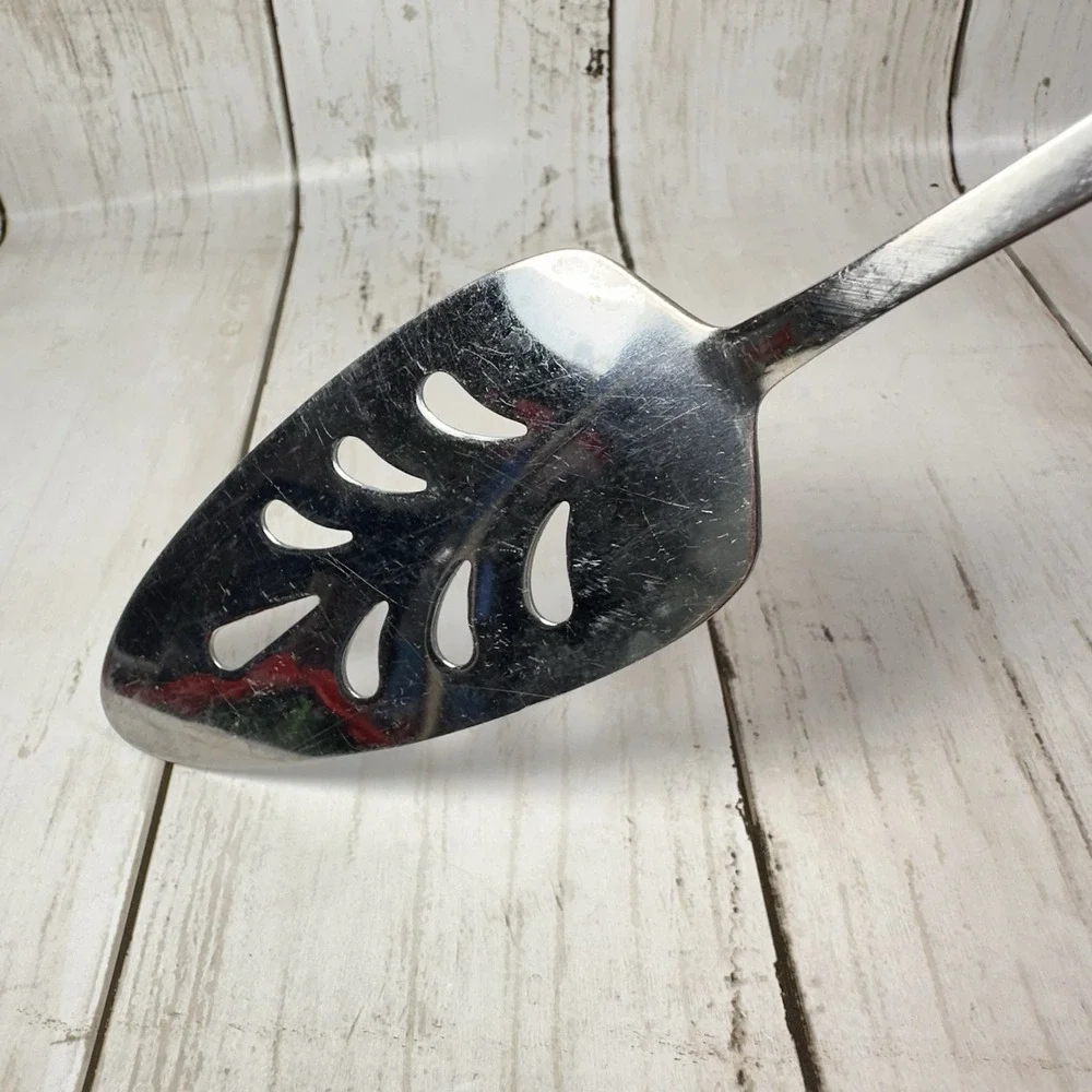 Oxford Hall OXH3  Stainless Japan Roses Burnished Handle Pie Server‎ Flatware